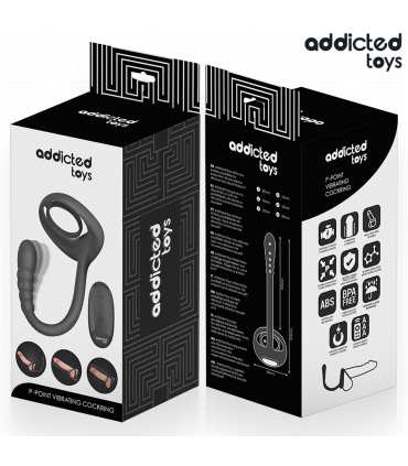 ADDICTED TOYS ANILLO PENE VIBRADOR PUNTOP CONTROL REMOTO