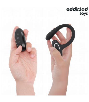 ADDICTED TOYS ANILLO PENE VIBRADOR PUNTOP CONTROL REMOTO