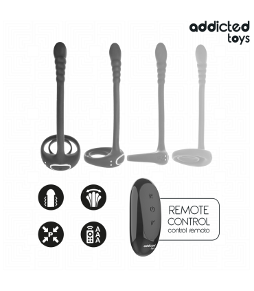 ADDICTED TOYS ANILLO PENE VIBRADOR PUNTOP CONTROL REMOTO