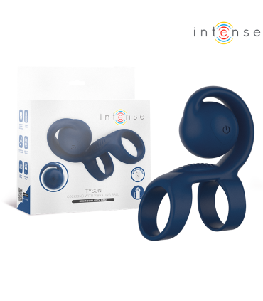 INTENSE TYSON ANILLO POTENCIADOR CON CARACOL VIBRADOR O 32 CM
