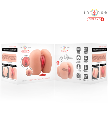 INTENSE FIRST TIME ARIANA VAGINA VIBRADORA VIRGEN CON HIMEN Y SANGRADO