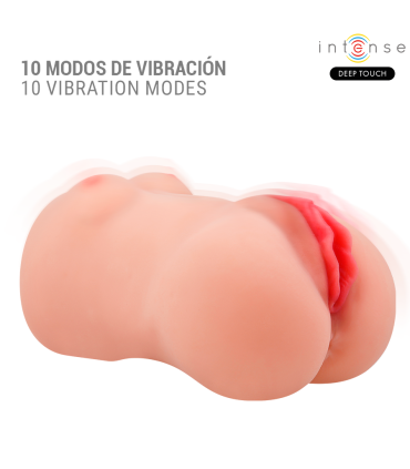INTENSE DEEP TOUCH CATHERINE MASTURBADOR CON VOZ VIBRADOR SUCCION