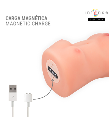INTENSE DEEP TOUCH CATHERINE MASTURBADOR CON VOZ VIBRADOR SUCCION