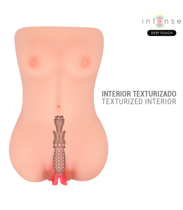 INTENSE DEEP TOUCH CATHERINE MASTURBADOR CON VOZ VIBRADOR SUCCION