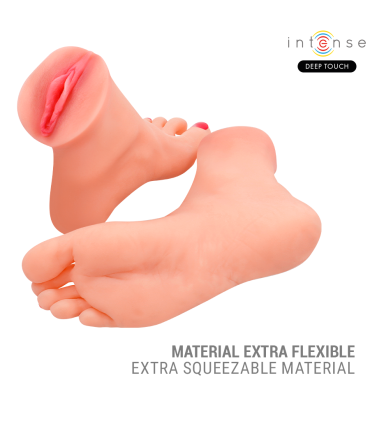 INTENSE DEEP TOUCH GABBIE MASTUBADOR DE DOS PIEZAS EN FORMA DE PIE