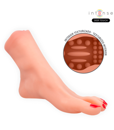 INTENSE DEEP TOUCH GABBIE MASTUBADOR DE DOS PIEZAS EN FORMA DE PIE
