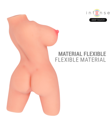 INTENSE DEEP TOUCH JESSE TORSO MASTURBADOR MULTIPOSICION DOBLE VAGINA ANO