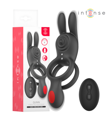 INTENSE QUINN ANILLO DOBLE CON VIBRACION CONTROL REMOTO