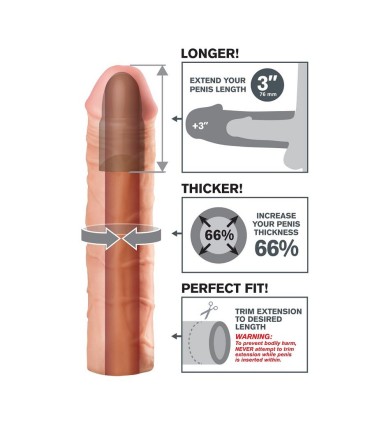 FANTASY X TENSIONS MEGA 3 EXTENSION PARA EL PENE