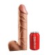 KING COCK STRAP ON CON DILDO HUECO 305 CM Y TIRANTES COLOR CARNE