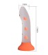 PRETTY LOVE MAGICAL NIGHTFALL DILDO SIN VIBRACION LUMINOSO NARANJA