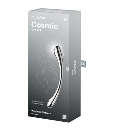 SATISFYER COSMIC CREST 1 DILDO ACERO INOXIDABLE DOBLE USO
