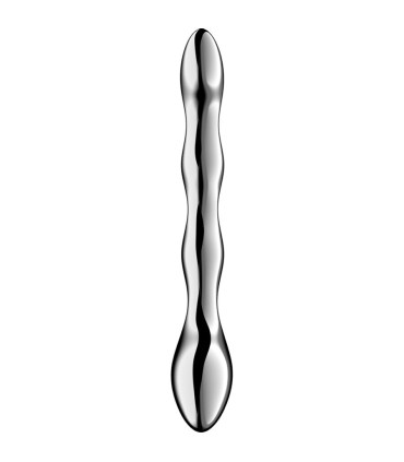 SATISFYER COSMIC CREST 2 DILDO ACERO INOXIDABLE DOBLE USO