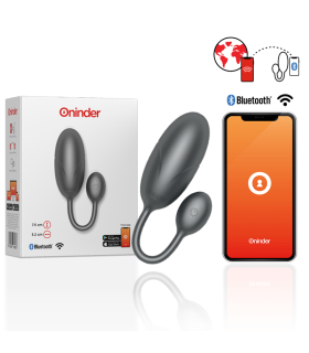 ONINDER TOKYO HUEVO VIBRADOR NEGRO 75 X 32 CM APP GRATUITA