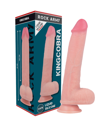 ROCKARMY KINGCOBRA DILDO REALISTICO LIQUID SILICONE 24 CM O 477 CM