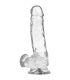 X RAY CLEAR DILDO REALISTA TRANSPARENTE 185 CM O 38 CM