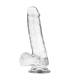 X RAY CLEAR DILDO REALISTA TRANSPARENTE 185 CM O 38 CM