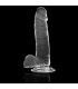 X RAY CLEAR DILDO REALISTA TRANSPARENTE 20 CM O 45 CM