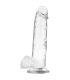 X RAY CLEAR DILDO REALISTA TRANSPARENTE 22 CM O 46 CM