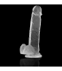 X RAY CLEAR DILDO REALISTA TRANSPARENTE 22 CM O 46 CM