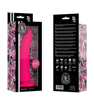 DELTA CLUB DILDO REALISTA ROSA SILICONA MEDICA 20 CM O 4 CM