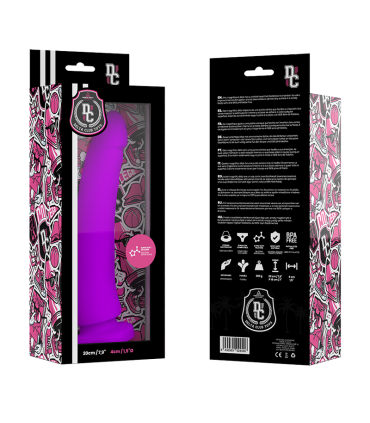 DELTA CLUB DILDO REALISTA LILA SILICONA MEDICA 20 CM O 4 CM