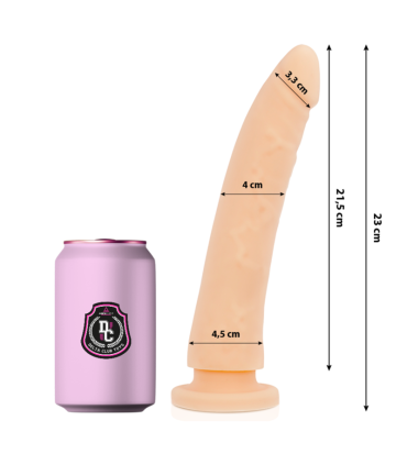 DELTA CLUB DILDO REALISTA NATURAL SILICONA MEDICA 23 CM O 45 CM