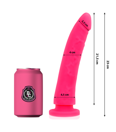 DELTA CLUB DILDO REALISTA ROSA SILICONA MEDICA 23 CM O 45 CM