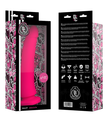 DELTA CLUB DILDO REALISTA ROSA SILICONA MEDICA 23 CM O 45 CM