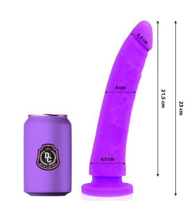 DELTA CLUB DILDO REALISTA LILA SILICONA MEDICA 23 CM O 45 CM
