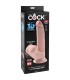 KING COCK PLUS 3D DILDO SWINGING BALLS 245 CM NATURAL
