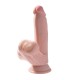 KING COCK PLUS 3D DILDO SWINGING BALLS 152 CM NATURAL