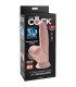 KING COCK PLUS 3D DILDO SWINGING BALLS 152 CM NATURAL