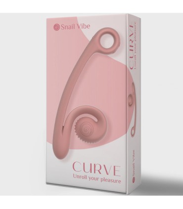 SNAIL VIBE CURVE VIBRADOR NARANJA