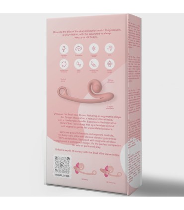 SNAIL VIBE CURVE VIBRADOR NARANJA