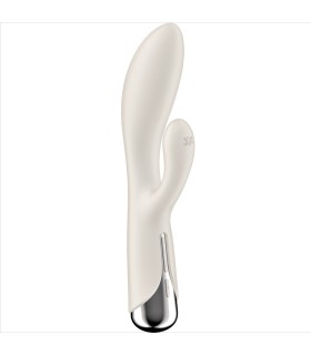 SATISFYER SPINNING RABBIT 1 ESTIMULACION CLITORIS Y PUNTO G BEIGE
