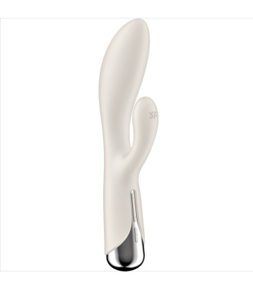 SATISFYER SPINNING RABBIT 1 ESTIMULACION CLITORIS Y PUNTO G BEIGE