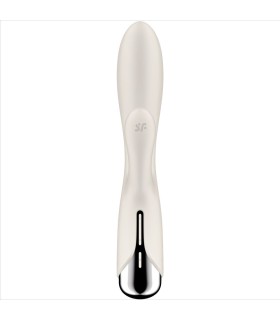 SATISFYER SPINNING RABBIT 1 ESTIMULACION CLITORIS Y PUNTO G BEIGE
