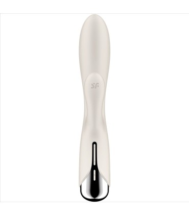 SATISFYER SPINNING RABBIT 1 ESTIMULACION CLITORIS Y PUNTO G BEIGE