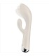 SATISFYER SPINNING RABBIT 1 ESTIMULACION CLITORIS Y PUNTO G BEIGE