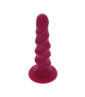 GET REAL RIBBED DONG 12 CM ROJO