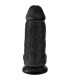 KING COCK PENE REALISTICO CHUBBY 23 CM NEGRO