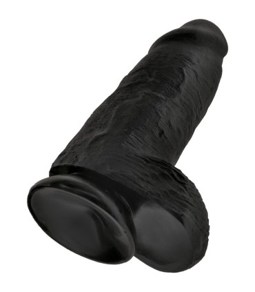 KING COCK PENE REALISTICO CHUBBY 23 CM NEGRO