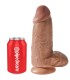 KING COCK PENE REALISTICO CHUBBY 23 CM CARAMELO