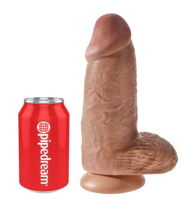 KING COCK PENE REALISTICO CHUBBY 23 CM CARAMELO