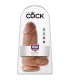 KING COCK PENE REALISTICO CHUBBY 23 CM CARAMELO