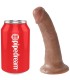 KING COCK PENE REALISTICO 15 CM CARAMELO
