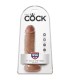 KING COCK PENE REALISTICO CON TESTICULOS 132 CM CARAMELO