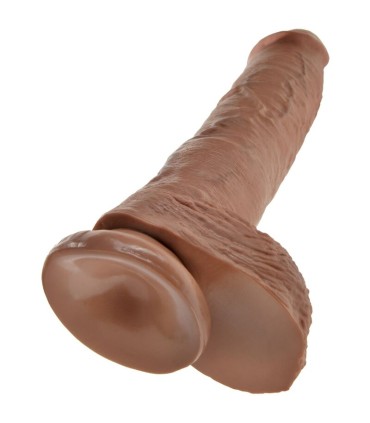 KING COCK PENE REALISTICO CON TESTICULOS 198 CM CARAMELO