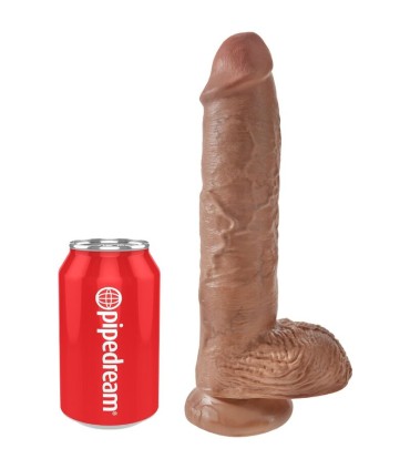 KING COCK PENE REALISTICO CON TESTICULOS 198 CM CARAMELO